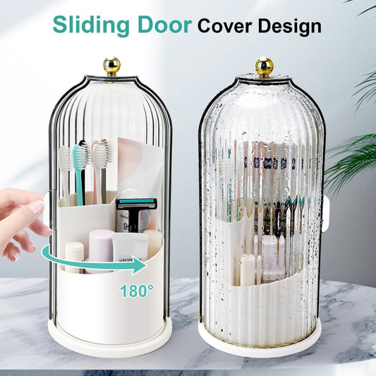 📢📢50% OFF !! ⏰ Sliding Lid Toothbrush Organizer