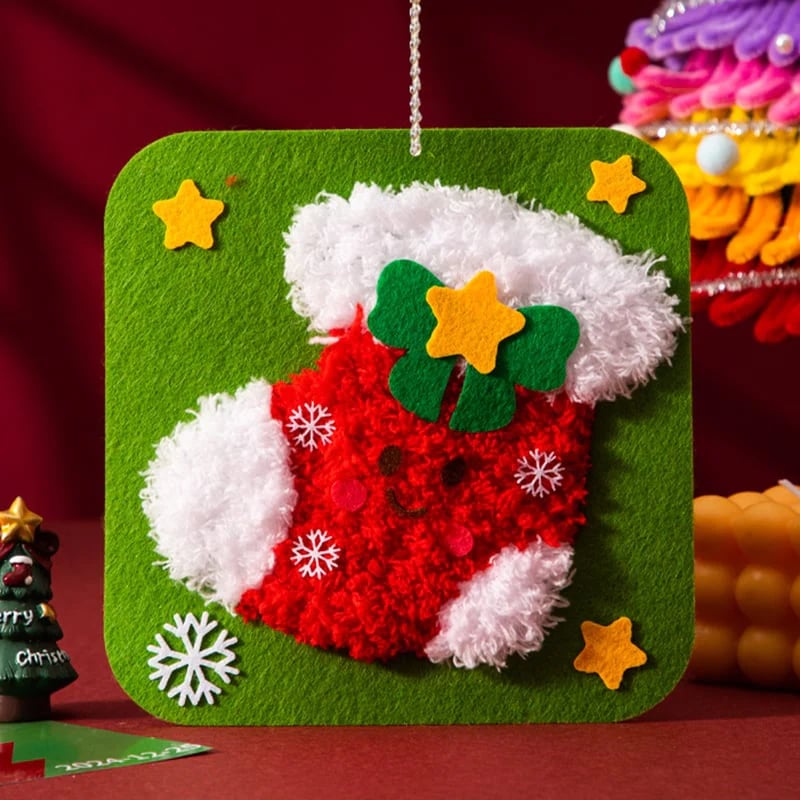🎄Weihnachtsangebot 49 % RABATT🎅DIY-Weihnachtsbastelset mit Stickvorlage🎁