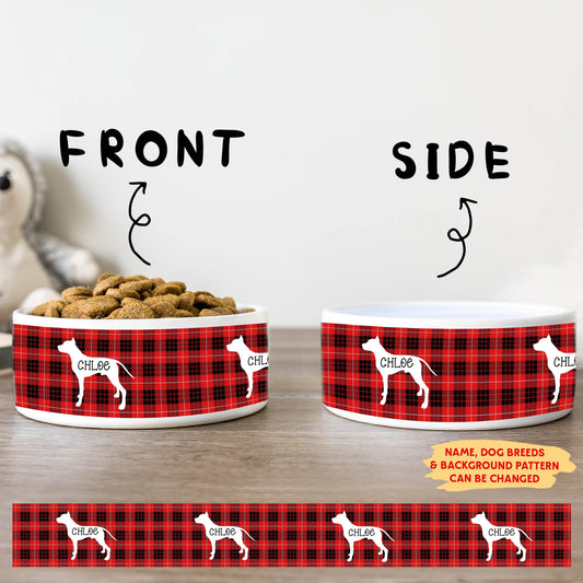 Dog Bowl - Personalized Ceramic Pet Bowl