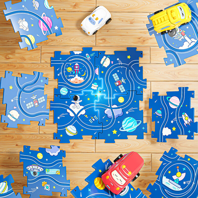 Kinder-Puzzle „Stadtzug-Waggon zum Selberbauen“ – ideales Geschenk