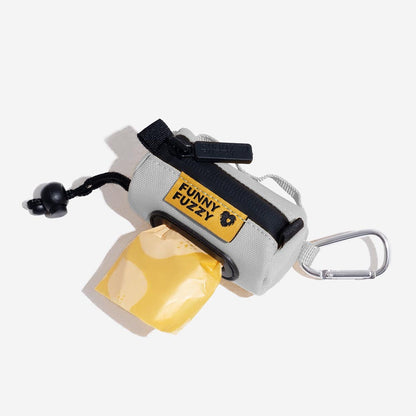 FUNNYFUZZY wasserdichter Leinenhalter mit Kotbeutelspender zum Befestigen – Flexi Walker