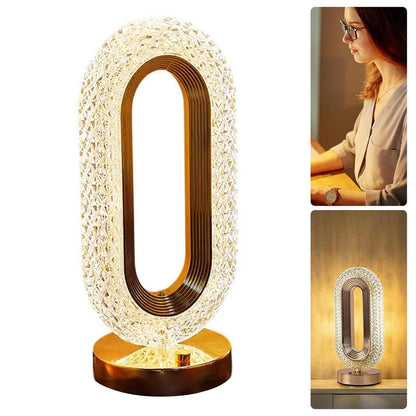 🎁Christmas Sale 50% OFF!!🎄50K+ SOLD! ✨Rechargeable Luxury Crystal LED Night Light Lamp