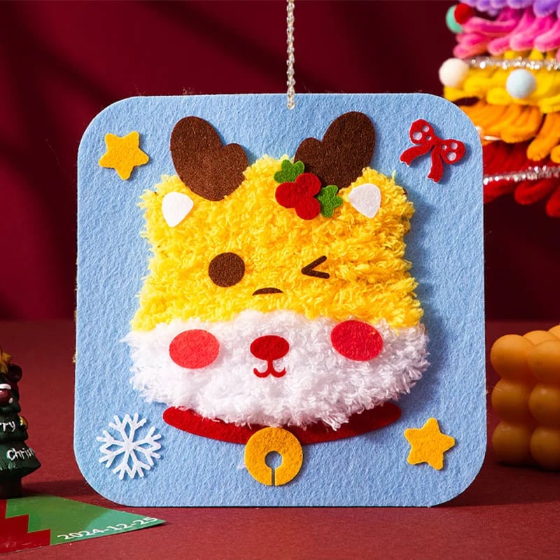 🎄Weihnachtsangebot 49 % RABATT🎅DIY-Weihnachtsbastelset mit Stickvorlage🎁
