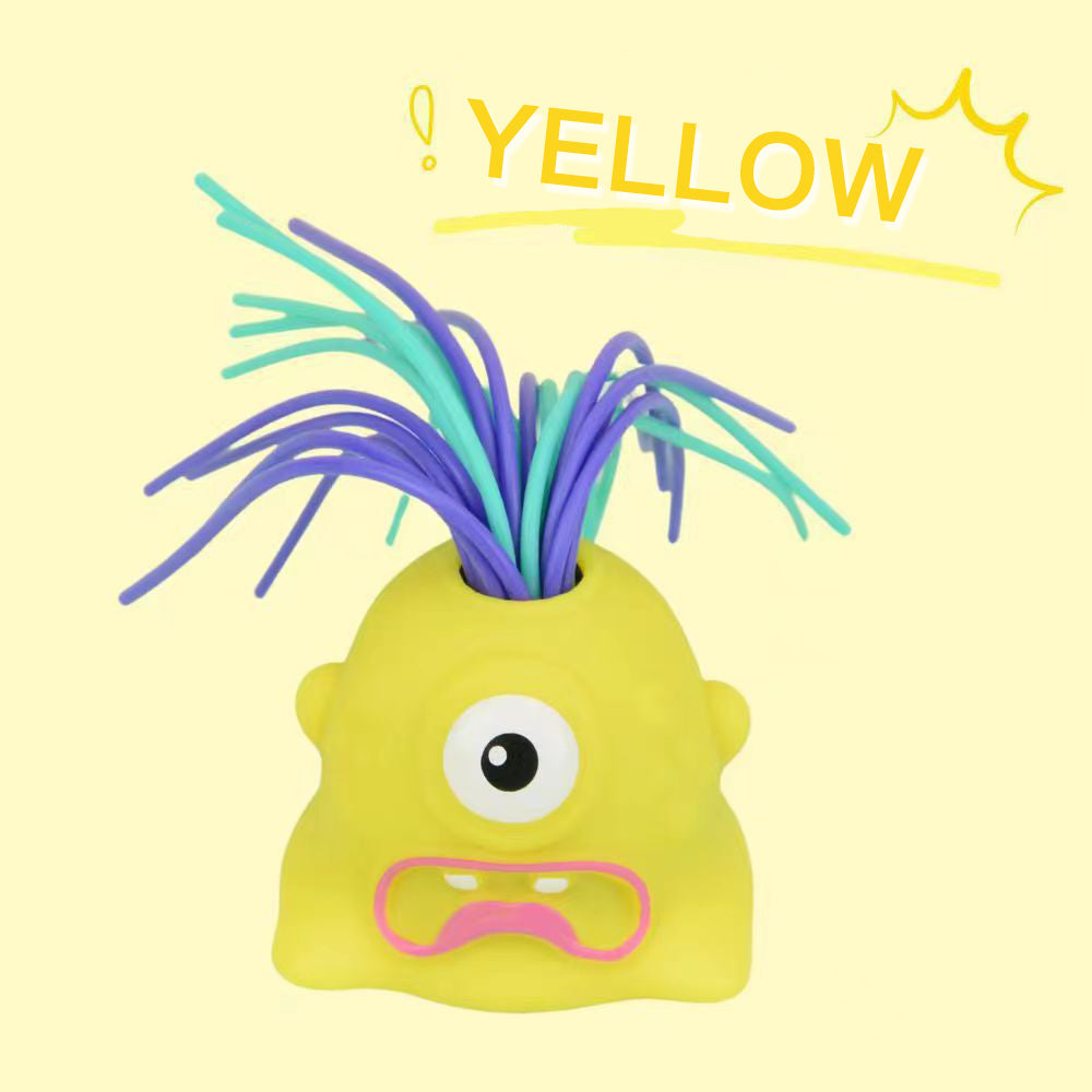 👾 JETZT 50% RABATT! 🧸 Haarziehendes Monster-Stressspielzeug – Dehnbares sensorisches Fidget-Tool für Angstlinderung & Konzentration, sicher für Kinder/Erwachsene 🎯✨