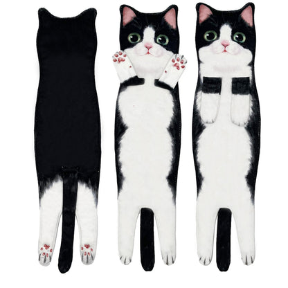 🎁 Christmas Sale 50% OFF🎅 Funny Cat Hand Towels🐱