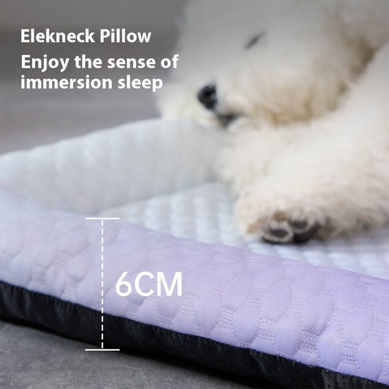 ⏳ NUR HEUTE: SALE FÜR NUR 9,99 £!! ❄️ Pawchill™ 🇬🇧 Kühlmatte für Hunde & Katzen 🐾  Natürlich kühlende Eisseidenmatte • Atmungsaktiv, waschbar & weich 🌿  Für Böden, Sofas & Autofahrten • Verschiedene Größen • Farbverlauf ☀️🐶🐱