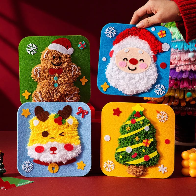 🎄Weihnachtsangebot 49 % RABATT🎅DIY-Weihnachtsbastelset mit Stickvorlage🎁