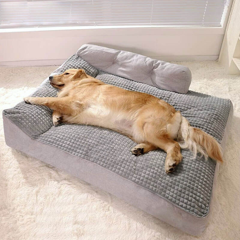 Verdicktes, waschbares Katzen- und Hundebett für alle Jahreszeiten
