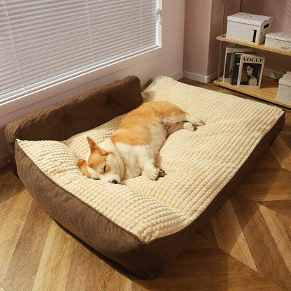 Verdicktes, waschbares Katzen- und Hundebett für alle Jahreszeiten