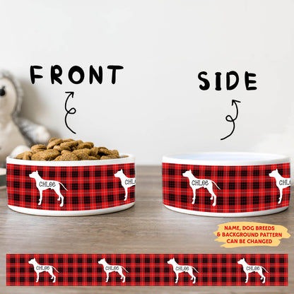 Dog Bowl - Personalized Ceramic Pet Bowl