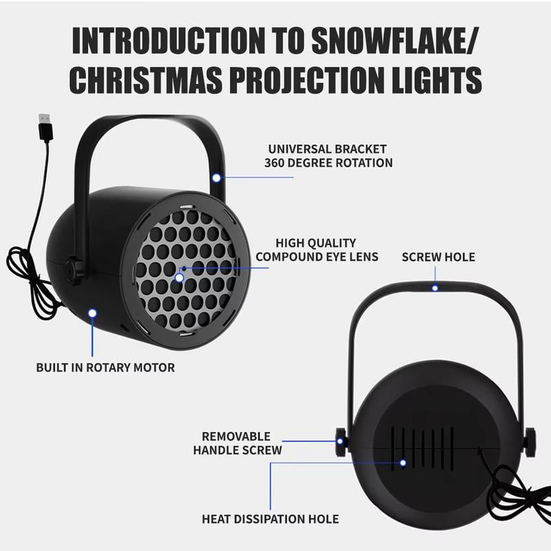 🎅Black Friday Mega-Angebot: Nur 10,99 £! 🔥🔥LED-Weihnachts-Projektorlampe