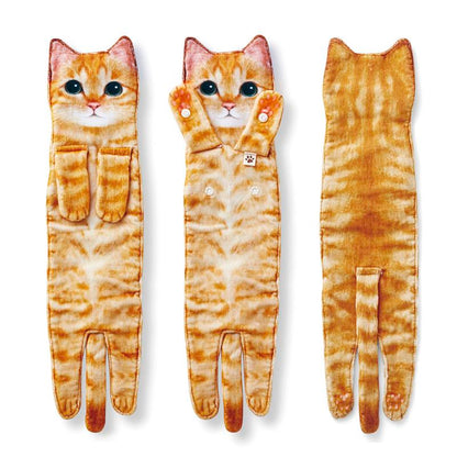 🎁 Christmas Sale 50% OFF🎅 Funny Cat Hand Towels🐱