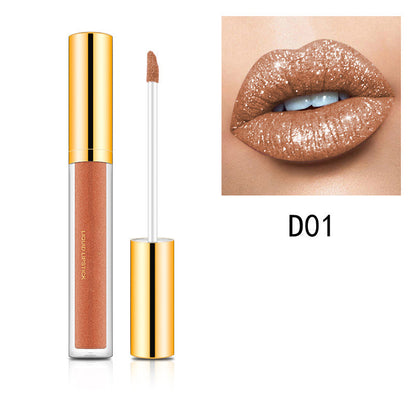Metallic-Flüssig-Diamant-Glitzer-Lipstick