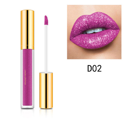 Metallic-Flüssig-Diamant-Glitzer-Lipstick