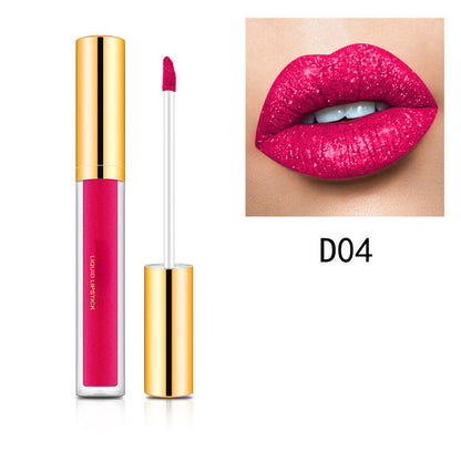 Metallic-Flüssig-Diamant-Glitzer-Lipstick