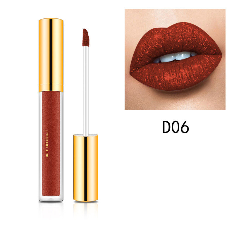 Metallic-Flüssig-Diamant-Glitzer-Lipstick