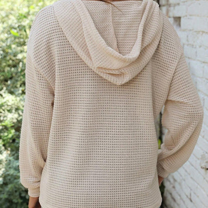 🍂Fall Specials🍂Women’s Trendy Solid Color Hooded Long Sleeve Top