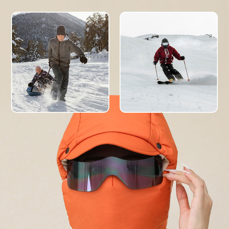 ❄️Winter-Sale 49 % RABATT🌟Winddichte Outdoor-Gesichtsmaske mit Schutzbrille