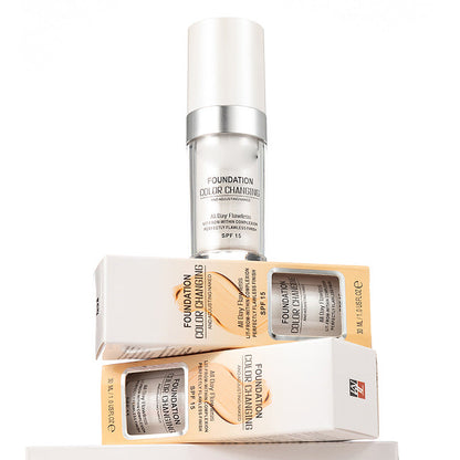 🔥Mega-Angebot – 60 % Rabatt🎉Langanhaltende, feuchtigkeitsspendende Foundation mit Farbveränderung