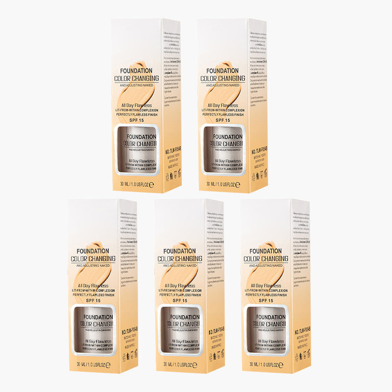 🔥Mega-Angebot – 60 % Rabatt🎉Langanhaltende, feuchtigkeitsspendende Foundation mit Farbveränderung