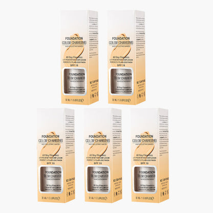 🔥Mega-Angebot – 60 % Rabatt🎉Langanhaltende, feuchtigkeitsspendende Foundation mit Farbveränderung