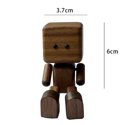 🔥 LETZTER TAG DER AKTION - 50% RABATT 🔥Bezaubernde kleine Holzfigur, die wackelt