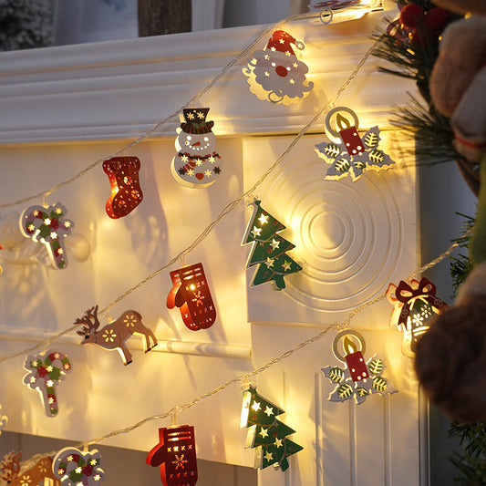 🎄Weihnachtsangebot 50% Rabatt🎅Mach dich bereit für Weihnachten:  LED-Lichterkette mit Weihnachtsmann💡