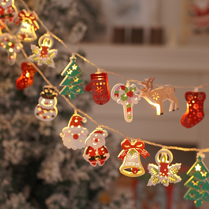 🎄Weihnachtsangebot 50% Rabatt🎅Mach dich bereit für Weihnachten:  LED-Lichterkette mit Weihnachtsmann💡