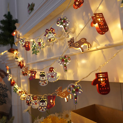 🎄Weihnachtsangebot 50% Rabatt🎅Mach dich bereit für Weihnachten:  LED-Lichterkette mit Weihnachtsmann💡
