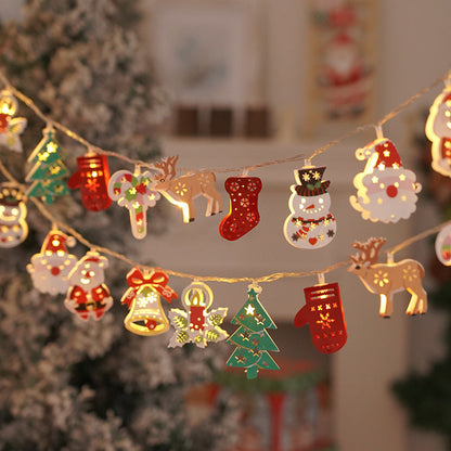 🎄Weihnachtsangebot 50% Rabatt🎅Mach dich bereit für Weihnachten:  LED-Lichterkette mit Weihnachtsmann💡