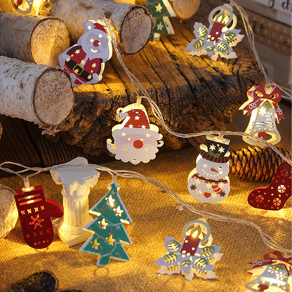 🎄Weihnachtsangebot 50% Rabatt🎅Mach dich bereit für Weihnachten:  LED-Lichterkette mit Weihnachtsmann💡