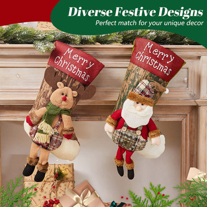 🎄Frühweihnachts-Sale 50 % RABATT🎁 Weihnachtsstrumpf-Geschenkbeutel