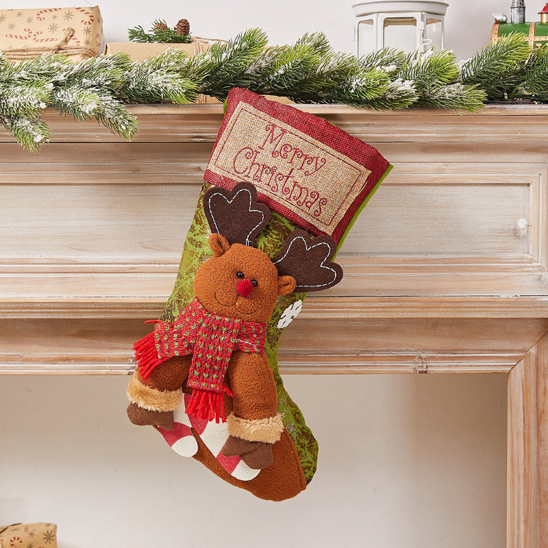 🎄Frühweihnachts-Sale 50 % RABATT🎁 Weihnachtsstrumpf-Geschenkbeutel