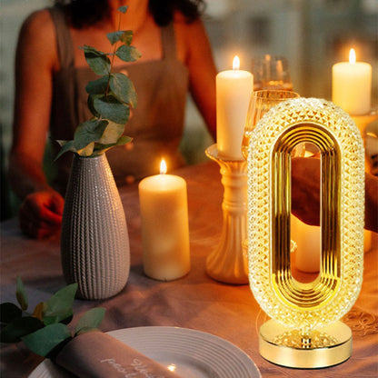 🎁Christmas Sale 50% OFF!!🎄50K+ SOLD! ✨Rechargeable Luxury Crystal LED Night Light Lamp