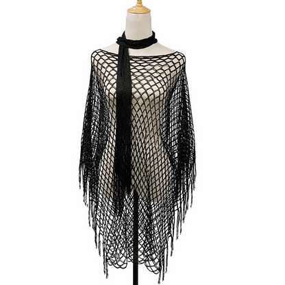 🏆 Nur heute zum Sonderpreis von 9,99 £! 💐Metallisch glänzender Häkel-Überwurf für den Sommer – leichtes, fließendes und mühelos stilvolles Sommeroutfit
