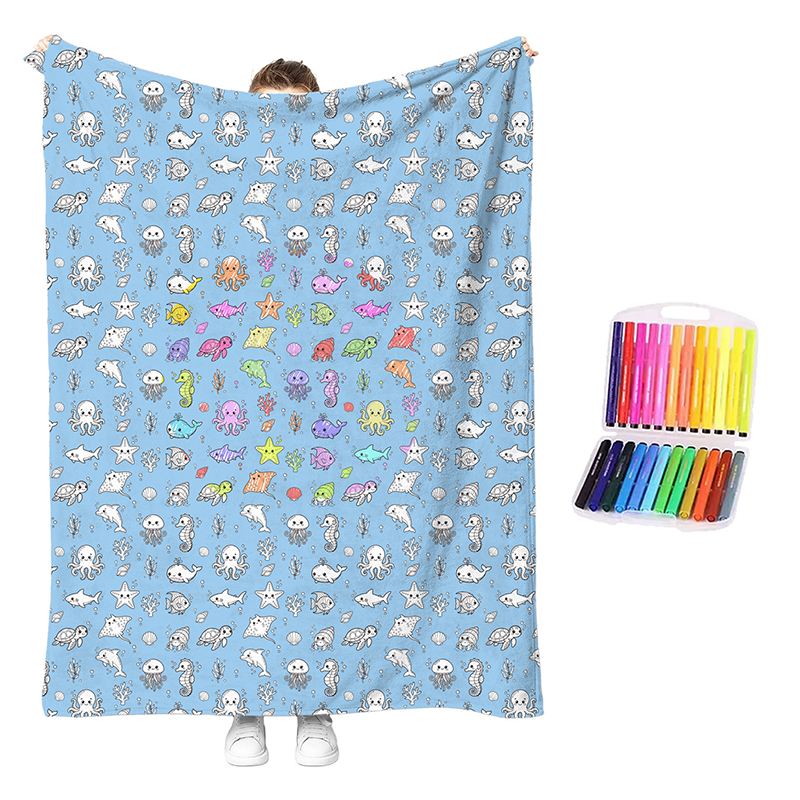 🔥LETZTER TAG: 50% RABATT!!🎨✨Kreatives „Cozy Coloring“-Deckenset – DIY-Kunst & Entspannungsaktivität