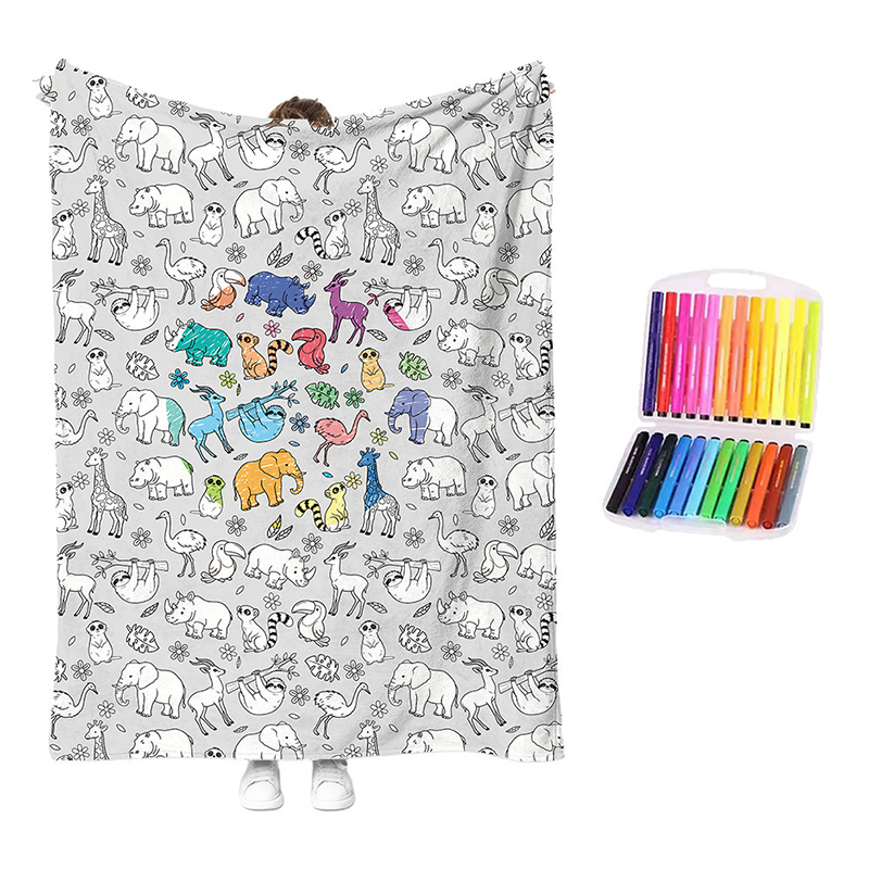 🔥LETZTER TAG: 50% RABATT!!🎨✨Kreatives „Cozy Coloring“-Deckenset – DIY-Kunst & Entspannungsaktivität