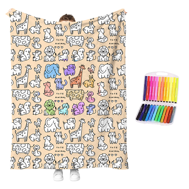 🔥LETZTER TAG: 50% RABATT!!🎨✨Kreatives „Cozy Coloring“-Deckenset – DIY-Kunst & Entspannungsaktivität