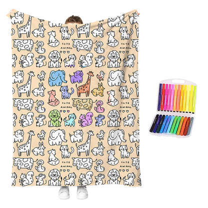 🔥LETZTER TAG: 50% RABATT!!🎨✨Kreatives „Cozy Coloring“-Deckenset – DIY-Kunst & Entspannungsaktivität