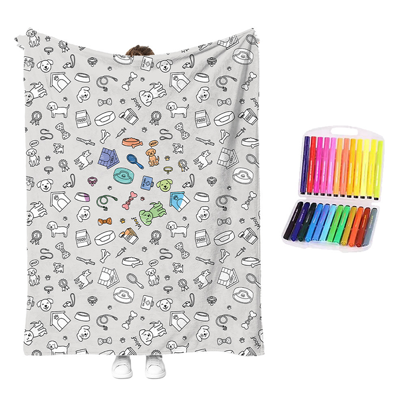 🔥LETZTER TAG: 50% RABATT!!🎨✨Kreatives „Cozy Coloring“-Deckenset – DIY-Kunst & Entspannungsaktivität